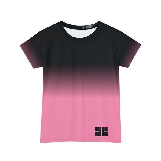 Women's Short Sleeve PB Court Shirt - Black to Carissma