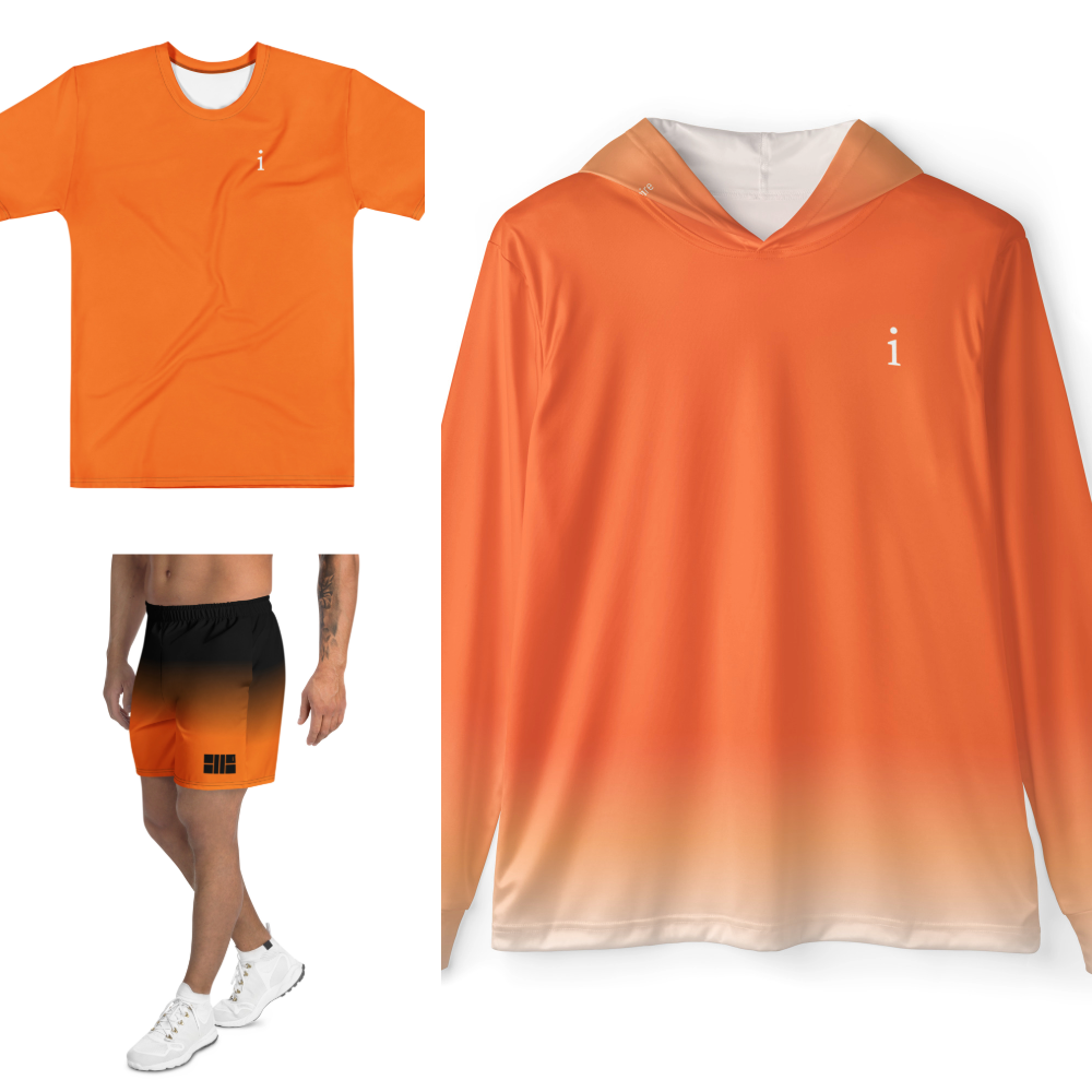 Men’s Orange Pickleball Kit - 3 item